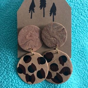 Rosé all Clay Earrings
